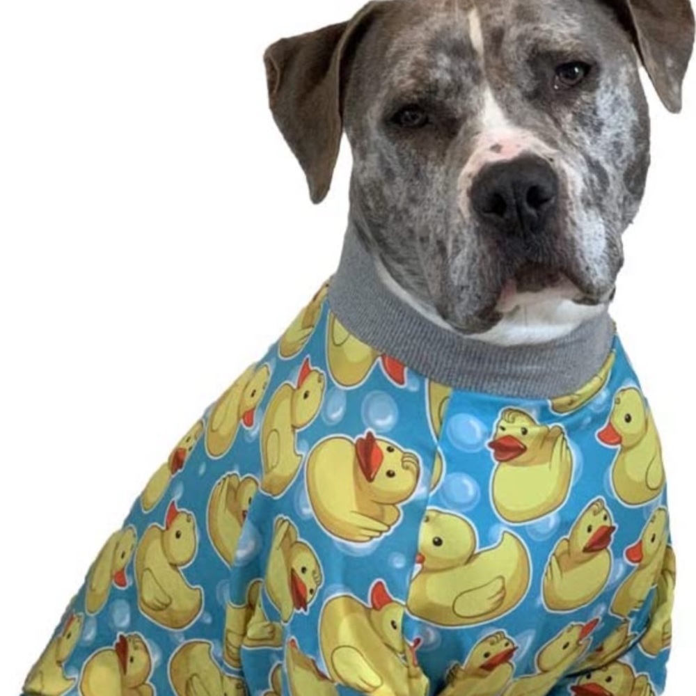 Tooth and honey rubber ducky pajamas